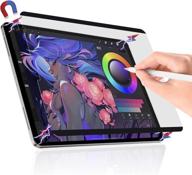 feelpaper screen protector: matte, magnetic, & paper-like drawing for ipad 10.2 inch/pro 10.5 inch air3 2019/2020, face id & apple pencil compatible logo