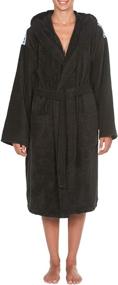 img 4 attached to Arena Unisex Bathrobe Black Medium