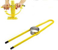 🌽 efficient stainless steel corn slicer peeler thresher: easy-to-use, clean & durable kitchen tool for corn on the cob logo