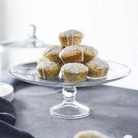 img 2 attached to Libbey Selene 🎂 Glass Cake Stand with Cover