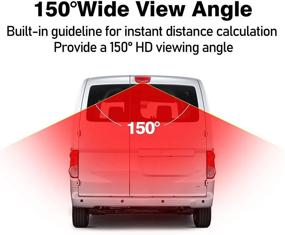 img 1 attached to Enhance Safety with RED WOLF 3rd Level Roof Third Brake Light Backup Camera for Nissan NV 200 2013-2016 & Chevy City Express 2015 Vans