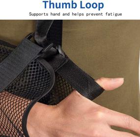 img 2 attached to 👍 Cool Mesh Arm Sling Shoulder Immobilizer Thumb Support Brace - Lightweight & Breathable Comfort for Broken & Fractured Bones