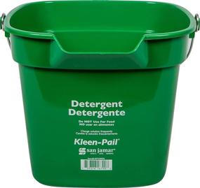 img 2 attached to Carlisle Paddles 10 Quart Green San Jamar KP320GN Kleen-Pail Commercial Cleaning Bucket