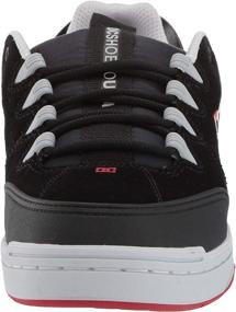 img 3 attached to DC Mens Syntax Skate Black Men's Shoes in Athletic