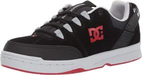 img 4 attached to DC Mens Syntax Skate Black Men's Shoes in Athletic
