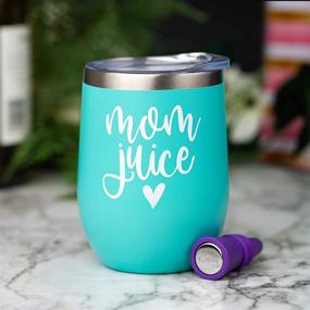 img 1 attached to 🍷 Stainless Steel Insulated Mom Juice Tumbler