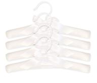 trend lab white 👕 satin hangers - set of 4 логотип