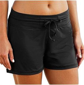 img 3 attached to Micosuza Womens Swimming Shorts Swimwear Sports & Fitness