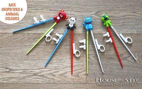 img 2 attached to House of Stix Training Chopsticks: 4-Pair Set with Attachable Learning Helper - Perfect for Kids, Adults, and Beginners!