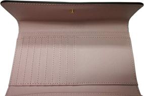 img 3 attached to Michael Kors Saffiano Leather Trifold Women's Handbags & Wallets in Wallets