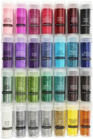 img 4 attached to 🎨 Vibrant 28-Color Extra Fine Glitter Set by Recollections: Unleash Your Creativity!