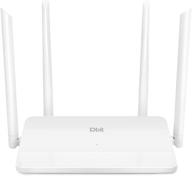 📶 dbit ac1200 gigabit smart wifi router - high speed 5ghz dual band wireless internet router with long range coverage, beamforming, guest network & parental control logo