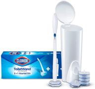 🚽 clorox toiletwand disposable toilet cleaning system with storage caddy and 6 disinfecting refill heads (packaging may vary) for enhanced seo logo