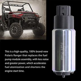 img 2 attached to Электрический топливный насос FOKES с регулятором и фильтром для Polaris Ranger 500 700 800 2006-2013 - надежное и эффективное решение для топливоподачи!