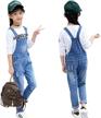 digirlsor little distressed overalls jumpsuit girls' clothing for jumpsuits & rompers logo
