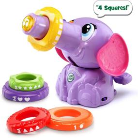 img 2 attached to LeapFrog Stack and Tumble Elephant (Amazon Exclusive) - Fun and Educational Purple Toy for Kids