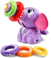leapfrog stack and tumble elephant (amazon exclusive) - fun and educational purple toy for kids logo