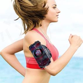 img 4 attached to 📱 Vlllik 360° Rotatable Running Phone Armband: Secure Fit for 4-6.7 Inch Smartphones, Perfect for Outdoor Activities!