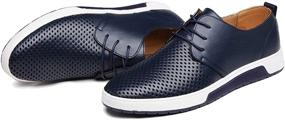 img 2 attached to 👟 XIPAI Breathable Stylish Comfortable Sneakers Men's Shoes: Elevate Your Fashion Sneaker Game