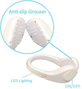 img 3 attached to 👟 Enhance Your Safety with Shoe Clip Lights (2 Pack): Color Changing RGB Strobe & Steady Flash Modes, Water Resistant - Perfect for Night Running, Jogging, Biking & Walking! Bonus Screw Driver Included!