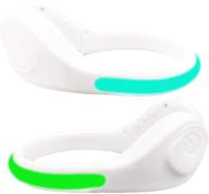 👟 enhance your safety with shoe clip lights (2 pack): color changing rgb strobe & steady flash modes, water resistant - perfect for night running, jogging, biking & walking! bonus screw driver included! logo