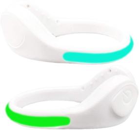 img 4 attached to 👟 Enhance Your Safety with Shoe Clip Lights (2 Pack): Color Changing RGB Strobe & Steady Flash Modes, Water Resistant - Perfect for Night Running, Jogging, Biking & Walking! Bonus Screw Driver Included!