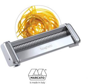 img 2 attached to Authentic Italian Marcato Spaghetti Cutter Attachment for Atlas 150 Pasta Machine - 7 x 2.75, Silver