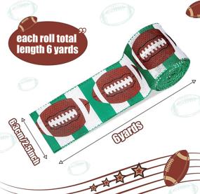 img 3 attached to Football Pattern Wrapping Decoration Crafting Crafting