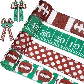 img 4 attached to Football Pattern Wrapping Decoration Crafting Crafting