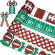 football pattern wrapping decoration crafting crafting logo