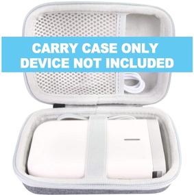 img 2 attached to Baval Hard Carrying Case Replacement For Label Maker Machine D11 2020 Portable Wireless Bluetooth Label Printer (White)