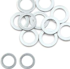 img 1 attached to AUTOHAUX Engine Washers Gaskets 19 7Mm Replacement Parts