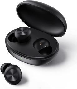 img 4 attached to DIZO GoPods D: Advanced Bluetooth Earbuds with Clear Calls, Noise Cancellation, Deep Bass Boost, Waterproof, Touch Control, Low Latency, and Sports Headsets - Black