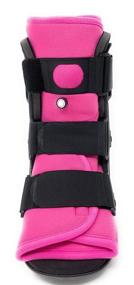 img 2 attached to 👞 SuperiorBraces Size Medium Low Top Orthopedic Walker Boot with Air Pump for Ankle and Foot Injuries, Pink Liner, Female Size 8 1/2 - 11 1/2, Men's Size 7 1/2 - 11