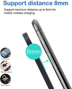 img 4 attached to 🔋 BNCHI 2-in-1 Aluminum Alloy Wireless Charging Station - Apple Watch Holder 6/5/4/3/2/1 and Wireless Charger for iPhone 13/13 Pro/12/12 Pro/11/11 Pro/X/XR/XS/XS Max/8 Plus/8 (Silver)