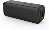 🔊 aycomit водонепроницаемые беспроводные колонки bluetooth - 12 часов воспроизведения, 12 вт звука высокой четкости и баса, портативный слот для tf-карты aux-линия, перезаряжаемый - идеально подходит для iphone android, handsfree душ вечеринка в доме в путешествиях в офисе логотип