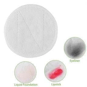 img 3 attached to 🌿 Lukovee Reusable Makeup Remover Pads - 16 Pack with Laundry Bag & Travel Bag - Bamboo Cotton Rounds Eco-Friendly Washable Face Wipes - Gentle for Facial Cleansing and Skincare