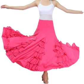 img 3 attached to Elegant Ballroom Dancing Attire for Women by CISMARK