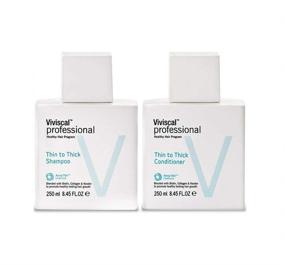 img 2 attached to Viviscal Professional Thin to Thick Shampoo & Conditioner: 8.45 fl oz for Voluminous Hair