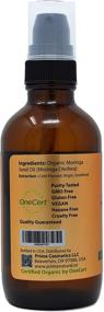 img 1 attached to 🌿 USDA Certified Prime Natural Organic Moringa Oil - 100% Pure, Cold Pressed, Virgin, Unrefined (4oz/120ml) - Effective Natural Moisturizer for Skin, Face, Body & Hair - Vegan