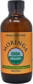 img 3 attached to 🌿 USDA Certified Prime Natural Organic Moringa Oil - 100% Pure, Cold Pressed, Virgin, Unrefined (4oz/120ml) - Effective Natural Moisturizer for Skin, Face, Body & Hair - Vegan