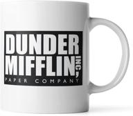 wuren synchkg111723 dunder mifflin the office - humorous coffee mug by donbicentenario, 1 size, multicolor logo