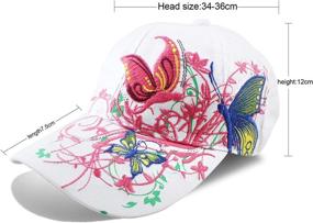 img 3 attached to 🧢 Stylish Women's Baseball Caps: Adjustable Breathable Sun Hat for Sports, Golf, and Outdoor Activities