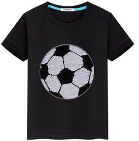 img 4 attached to Sequin T Shirt Football Reversible Sequins