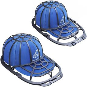 img 4 attached to 🧢 Efficient Hat Washer for Washing Machine, 2 Pack - Clean & Restore Baseball Caps with Eiito Hat Cleaner. Dishwasher-Friendly Hat Shaper, 2 Sizes - 4 Pcs Hat Cage Rack Frame for Adults and Children