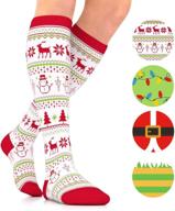 🧦 go2socks holiday compression socks for women and men - perfect for nurses, runners - 15-20 mmhg medical stockings logo