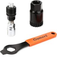 🚴 oumers bike crank extractor and bottom bracket remover: 16mm spanner wrench + crank puller tool kit logo