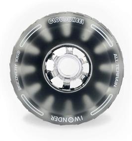 img 1 attached to 🛹 IWONDER Cloud Wheel 105mm Discovery Electric Skateboard Wheels with Patented Damping Foam Core - All Terrain Off Road Longboard Wheels made of Translucent 78A Urethane