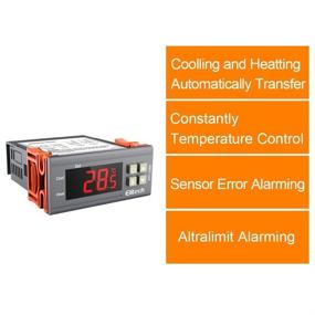 img 1 attached to Origin Digital Elitech STC-1000 Temperature Controller - 110V Centigrade Thermostat with 2 Relays