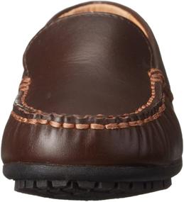 img 3 attached to UMI Saul Boys Slip-On Loafer Shoes with Mocassin Styling